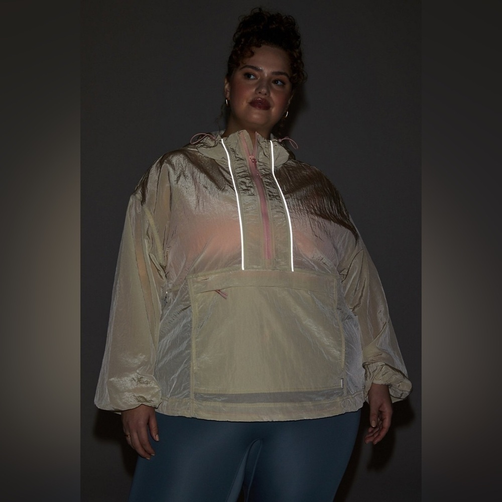 Nylon Shimmer Windbreaker - Picture 3 of 7